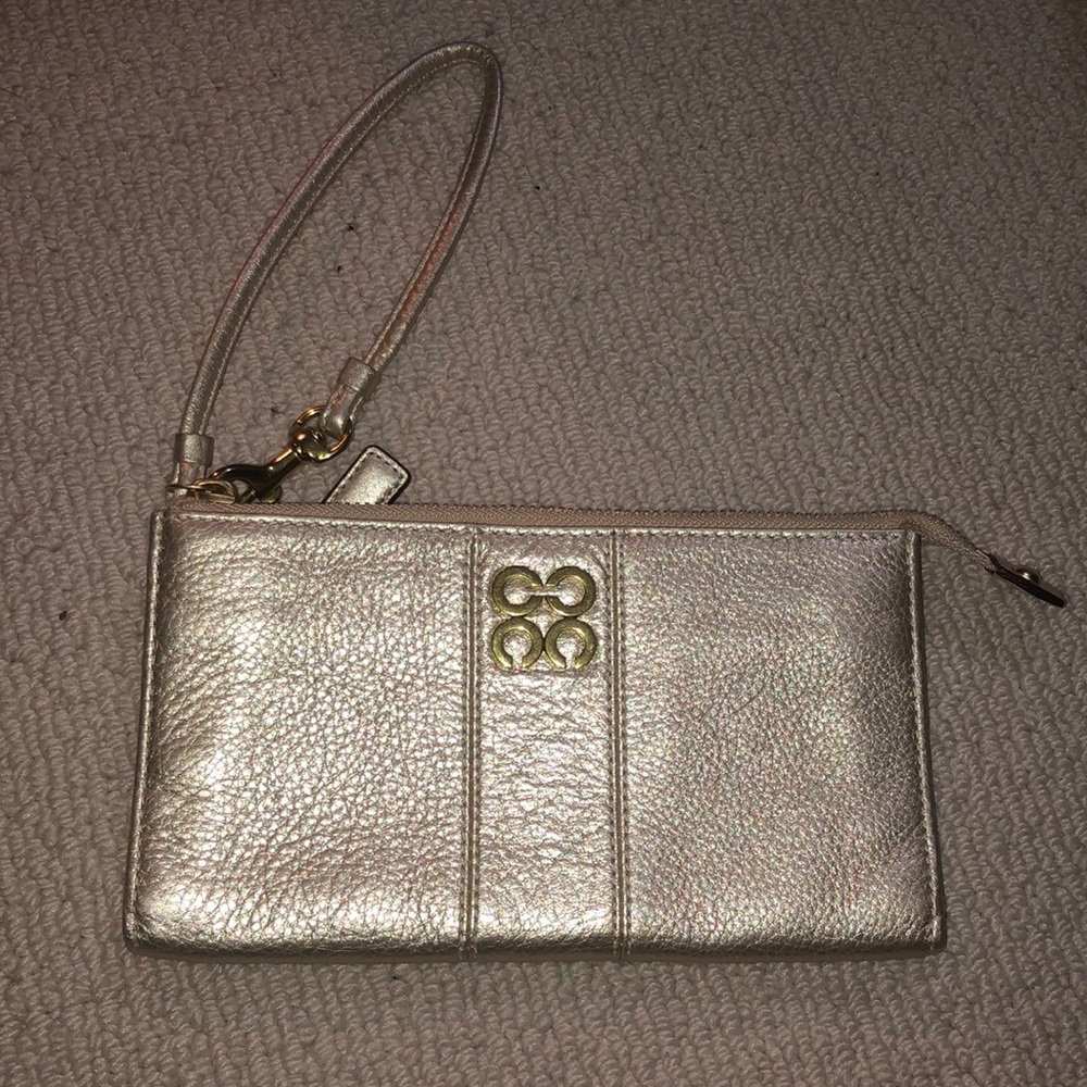 Coach Julia Wallet Wristlet Gold